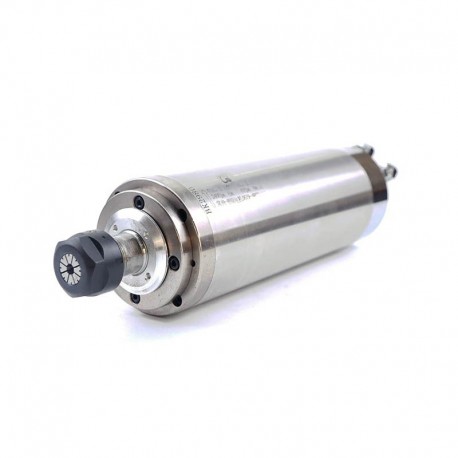 HQD 3.2KW Water Cooled Spindle 220V 12A 400Hz 24000rpm 100x265mm ER20 4 Steel Bearing (Model: GDZ-24-1B)